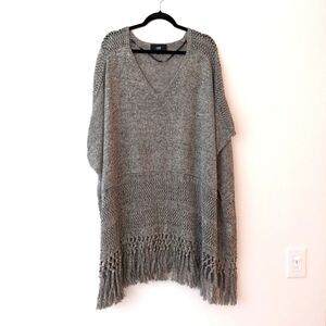 Line the Label Linen beach swim cover up poncho